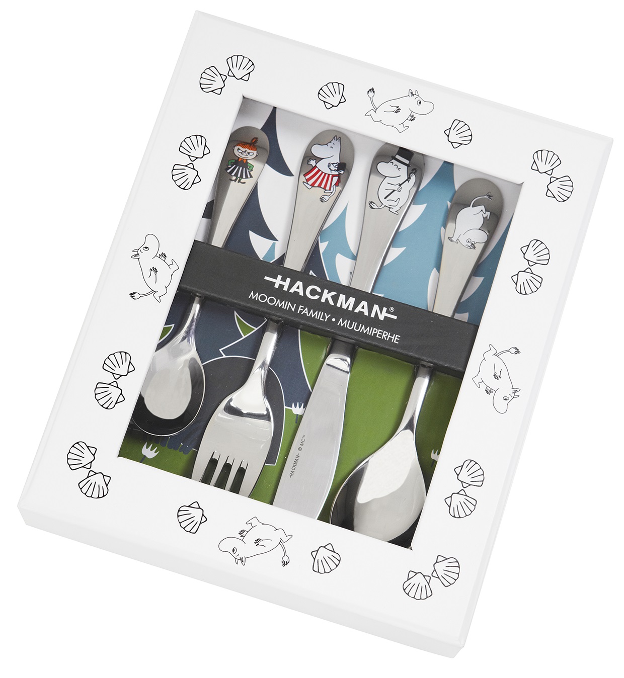Moomin cutlery, Moominfamily - 3