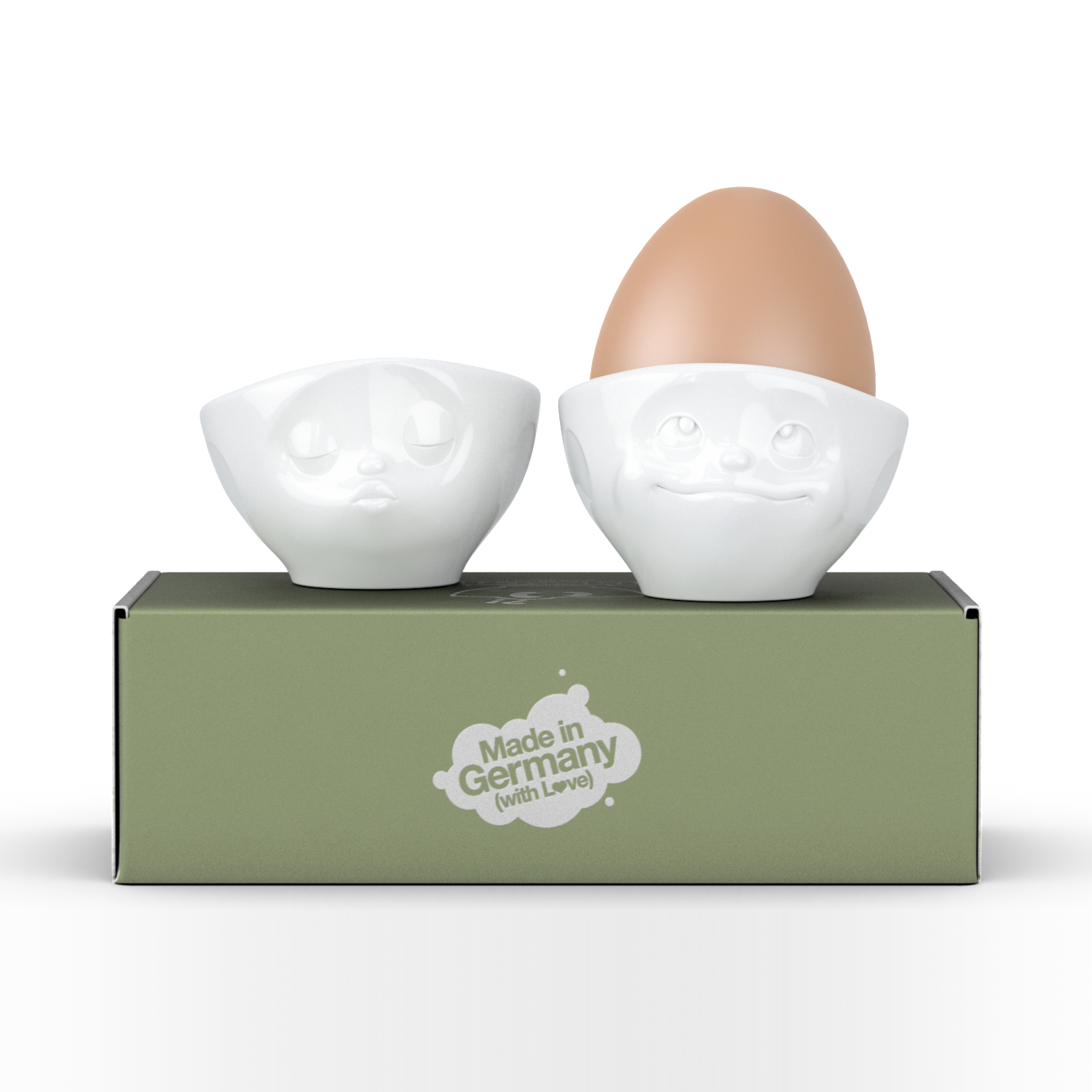 Tassen Känsloporslin - Äggkoppar 2-Pack - Välj mellan 3 st olika! - 4
