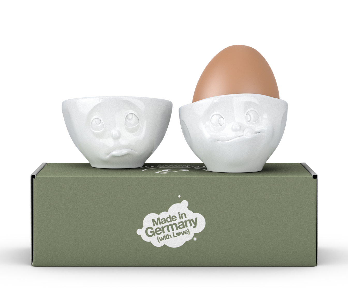Tassen Känsloporslin - Äggkoppar 2-Pack - Välj mellan 3 st olika! - 5