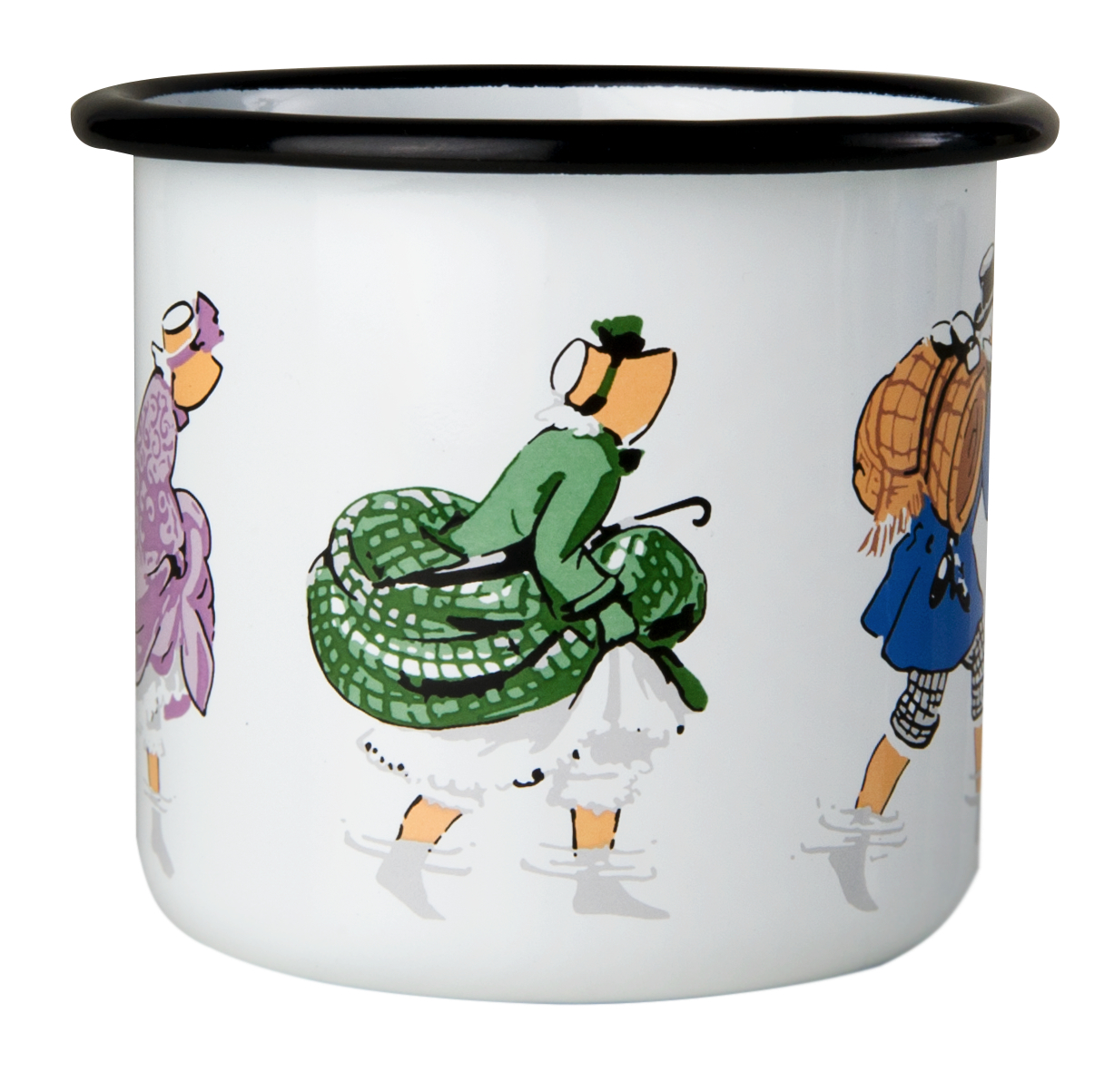 Elsa Beskow Emaljmugg 3,7 dl - Promenad - 3