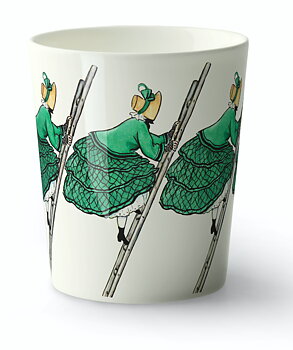 Elsa Beskow Mugg 28 cl - Tant Grön