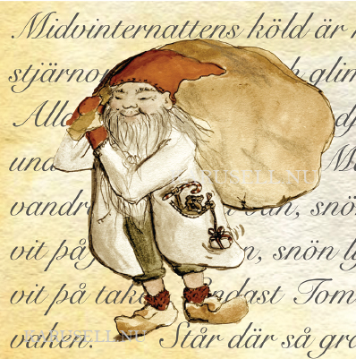 Dubbelvikt Kort - Midvinternatten - Maja Gullstrand (7x7 cm)