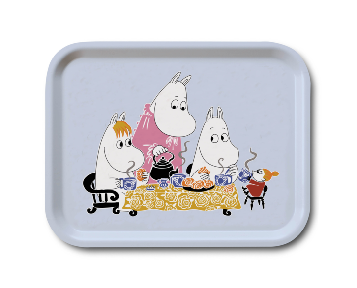 Moomin tray 27x20 cm - Moomin Teaparty (Blue) - 2
