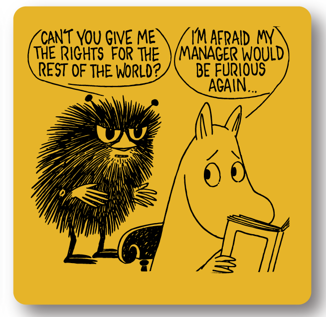 Moomin Glass coasters, Furious again