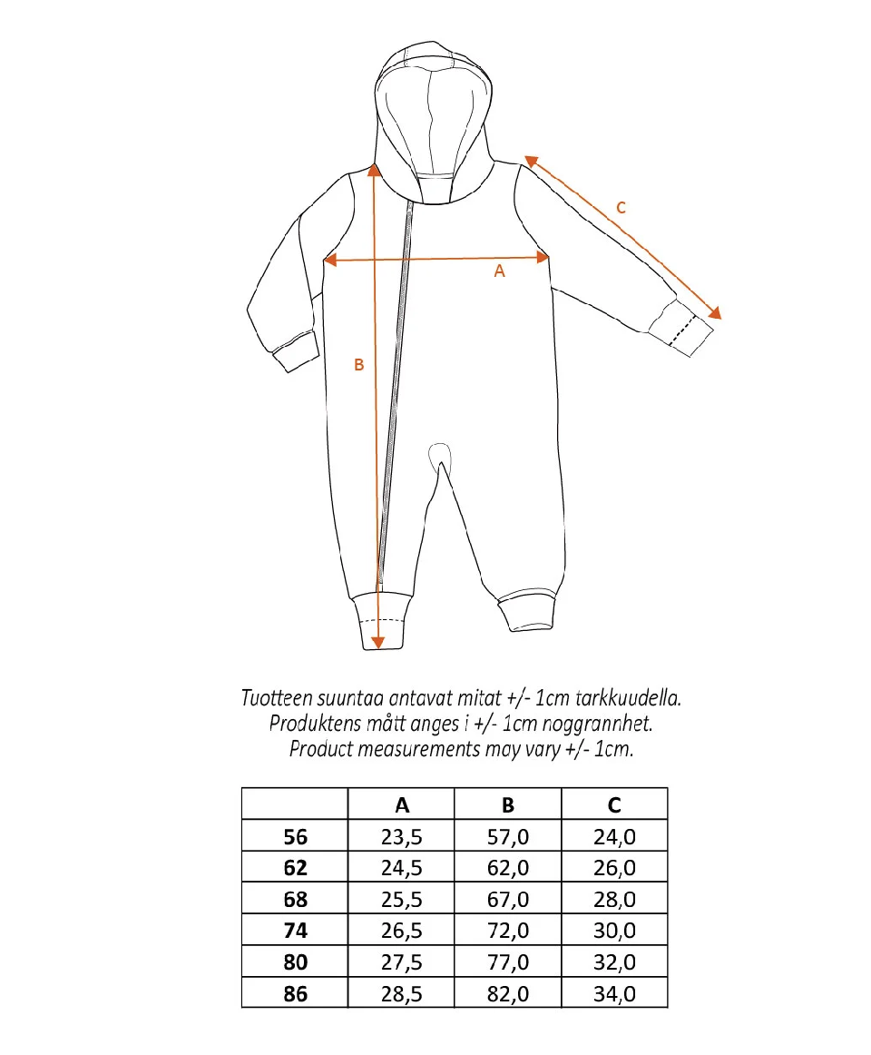 Moomin Baby Overall - Whisper Pink - 3