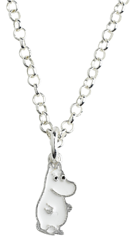 Silver Necklace with Moomin