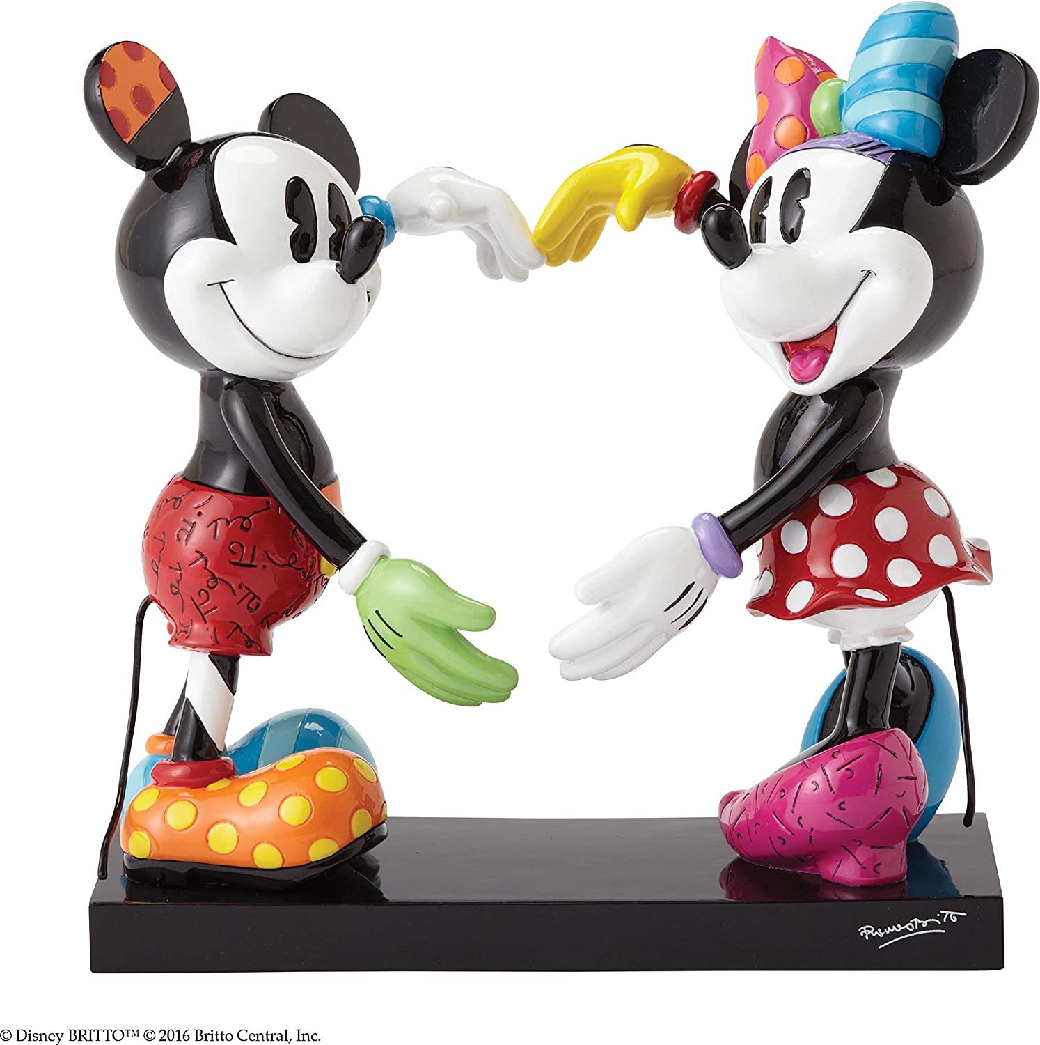Disney by Britto - Mickey & Minnie Heart