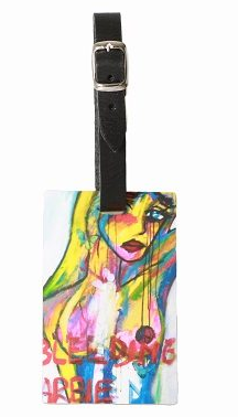 Carolina Gynning Bagagetag - Bleeding Barbie