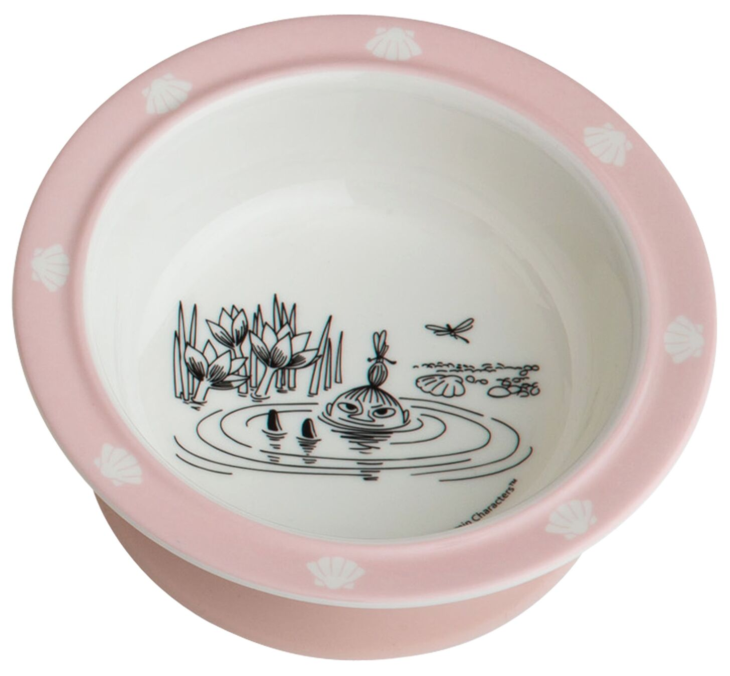 Moomin Deep Plate, Pink