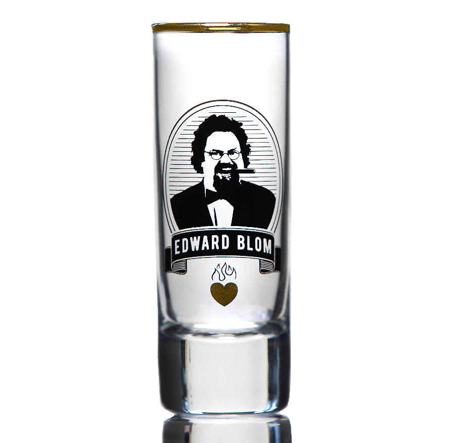 Edward Blom Collection Shotglas No.1 När man festar