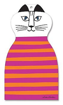 Lisa Larson Skärbräda - Trull Orange/Rosa