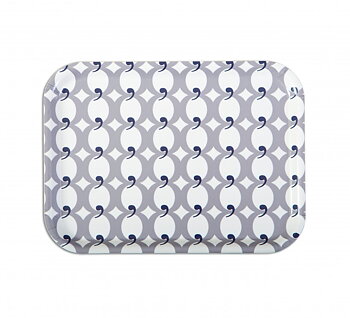 Stig Lindberg Bricka 27x20 cm - Rings & Drops