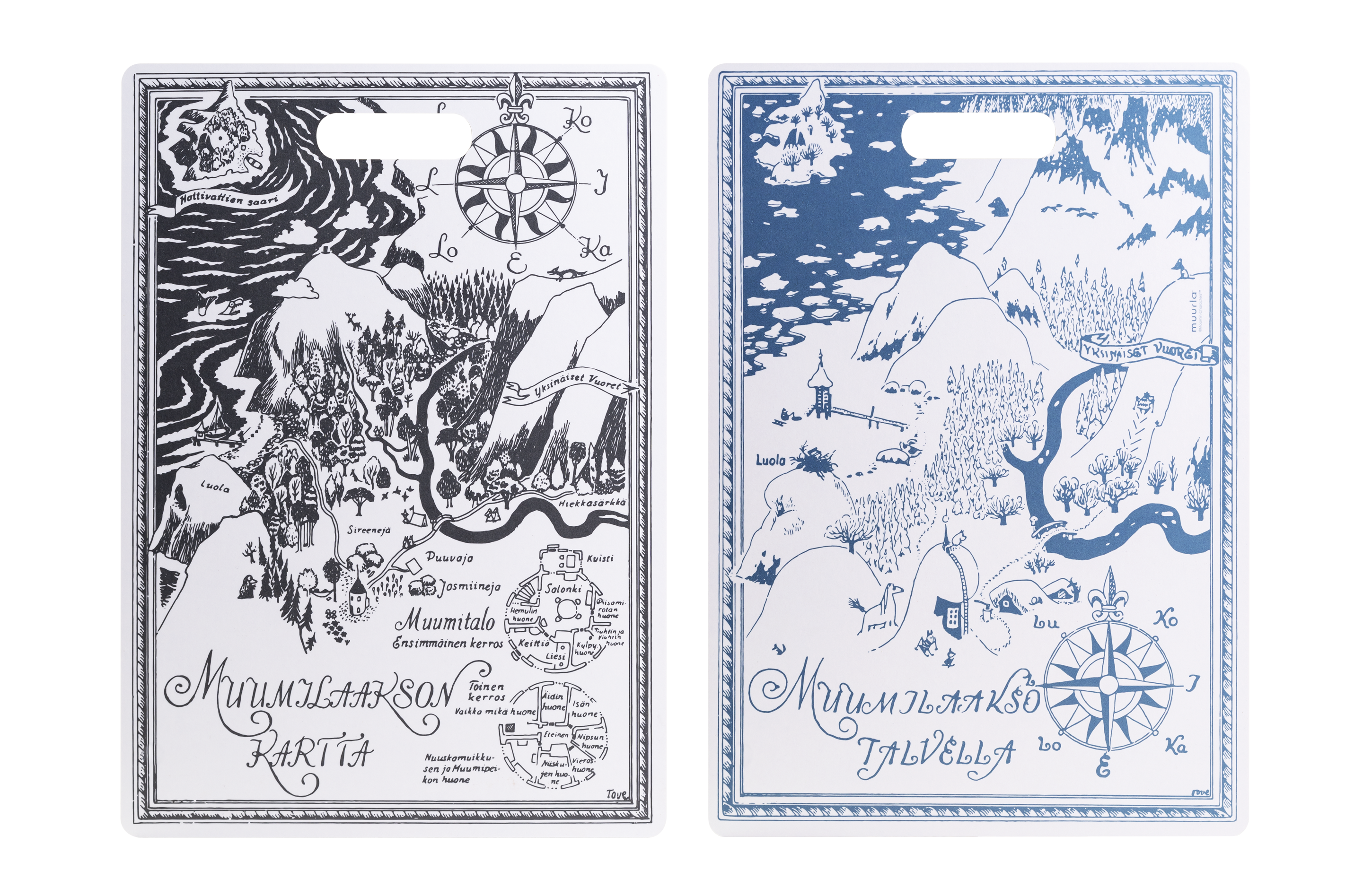 Mumin Skärbräda - The Map (Olika fram & baksida) - 3