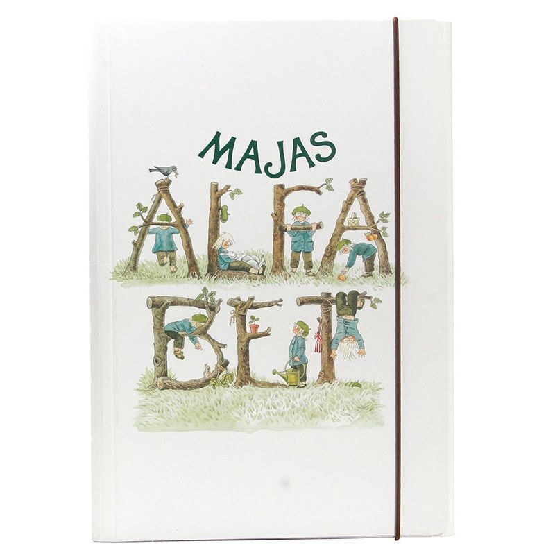 Majas Alfabetstavlor i mapp (Innehåller 26 st affischer)