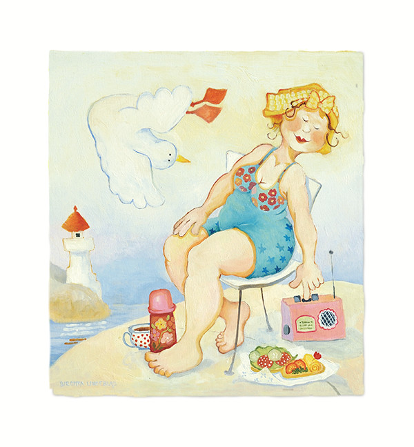 Birgitta Lindeblad Vykort - Sommar Sommar