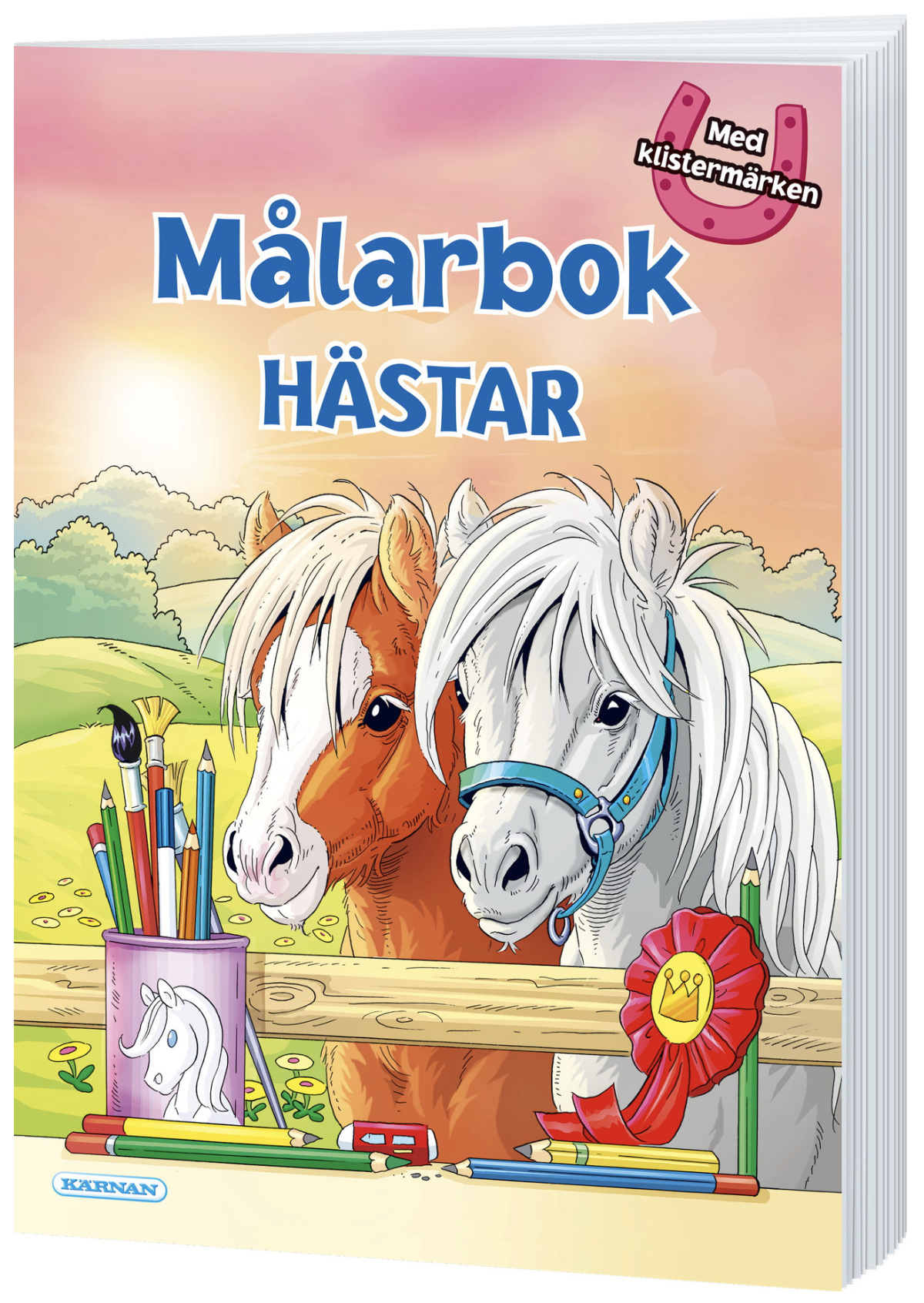 Målarbok Hästar - Lena Furberg