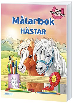 Målarbok Hästar - Lena Furberg