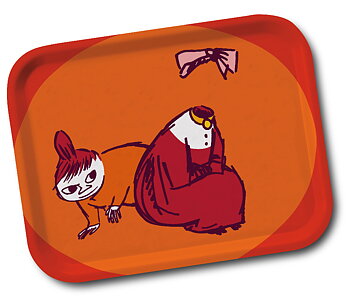 Moomin tray 27x20 cm - The invisible child (Little My)