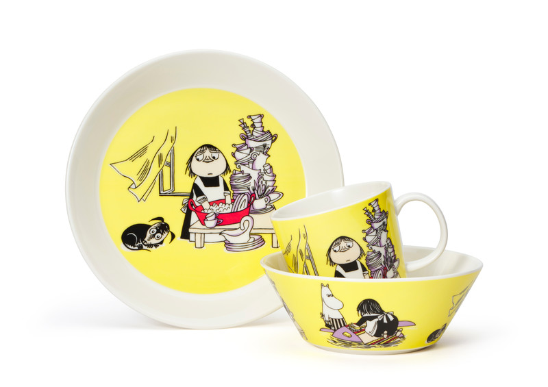 Arabia Muminskål - Misan gul - 3