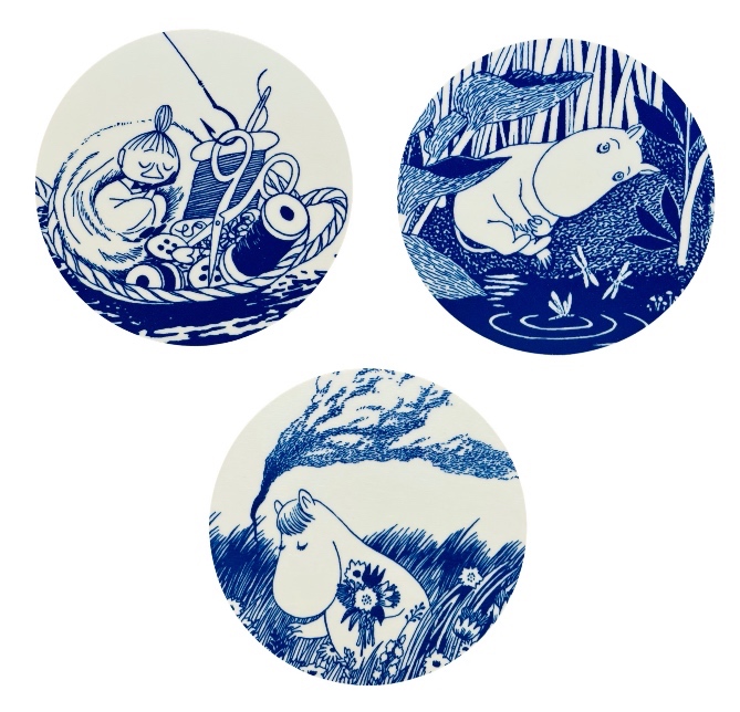 Moomin Glass coaster 6-Pack - Tove Nordic