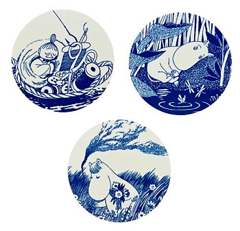 Moomin Glass coaster 6-Pack - Tove Nordic