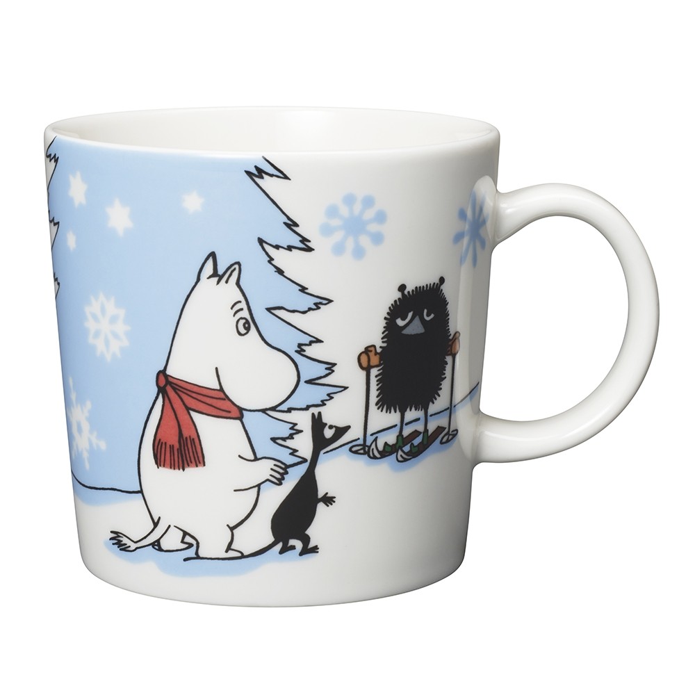 Arabia Moomin Mug - Skiing Competition - Season Mug Winter 2010
