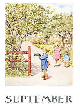 Elsa Beskow Affisch - September