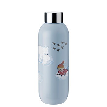 Moomin Keep Cool Bottle 75 cl - Cloud - Stelton