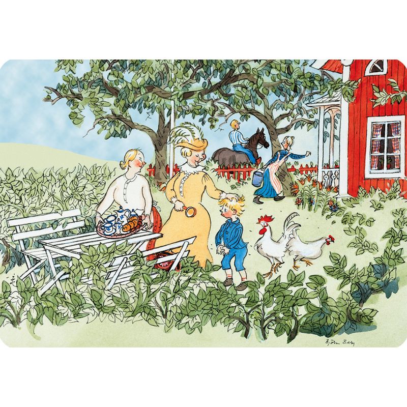 Bordsunderlägg - Emil i trädgården