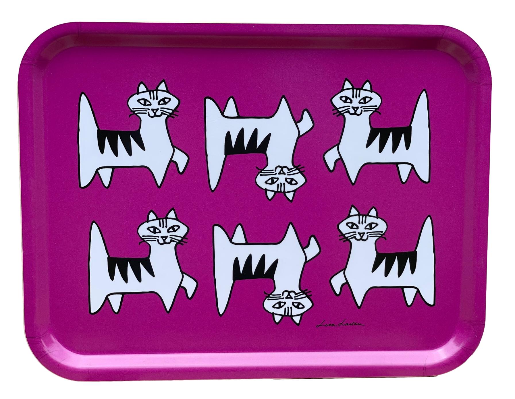 Lisa Larson Bricka 36x28 cm - Felix Rosa