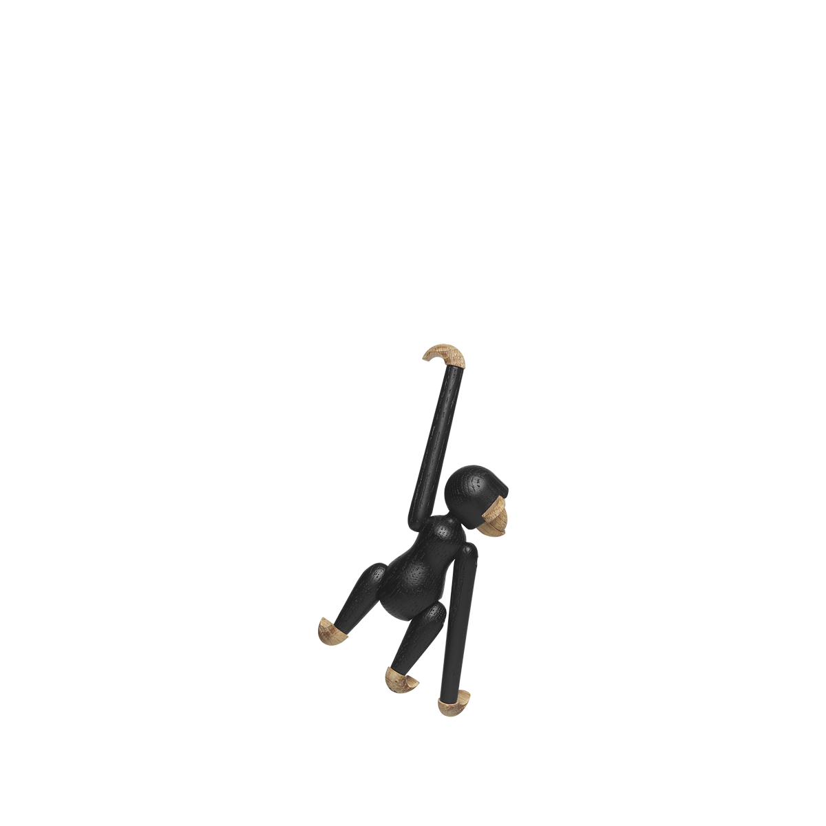 Kay Bojesen Apa 9,5 cm - Mörkbetsad Ek - 7