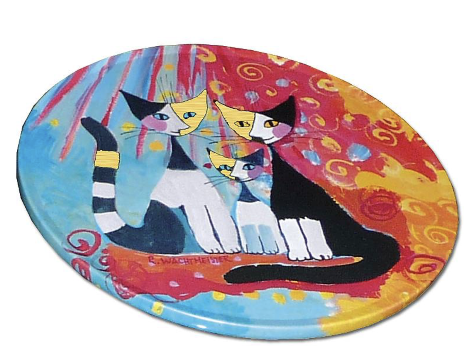 Rosina Wachtmeister Glasunderlägg - 4 st i plåtburk - 5