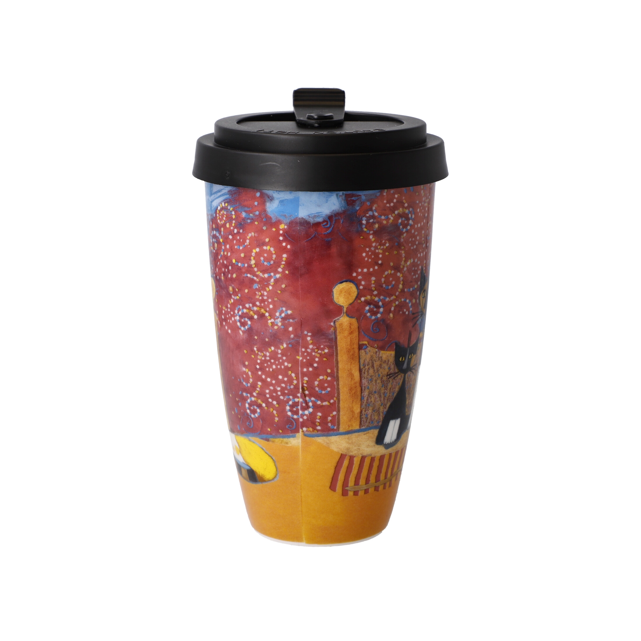 Goebel - Rosina Wachtmeister - Katt To Go Mugg - Macchia e Amici festeggiano - 3