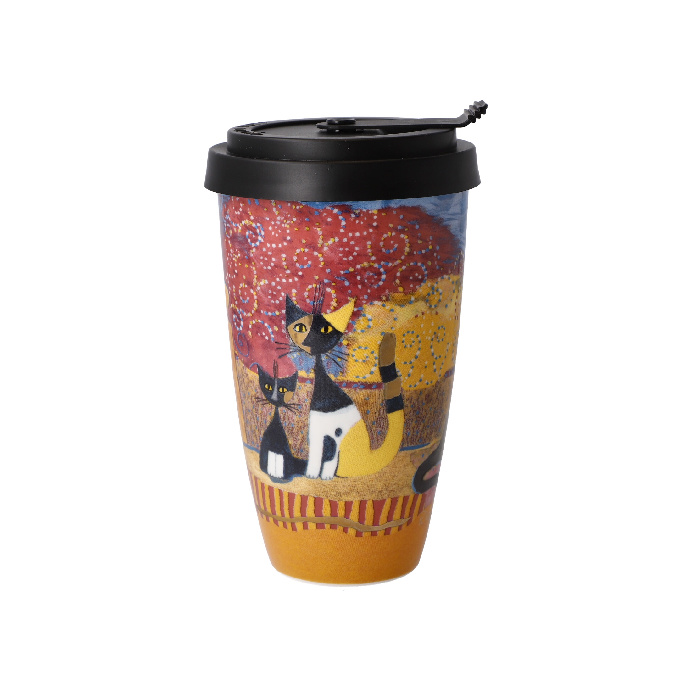 Goebel - Rosina Wachtmeister - Katt To Go Mugg - Macchia e Amici festeggiano - 4