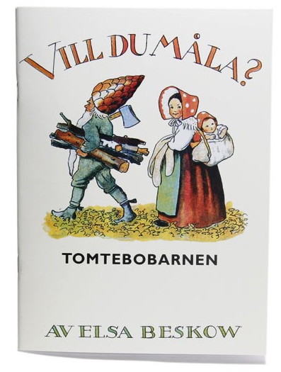 Elsa Beskow Målarbok - Tomtebobarnen