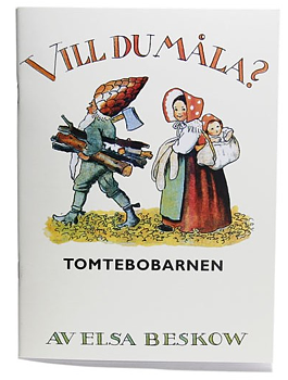 Elsa Beskow Målarbok - Tomtebobarnen