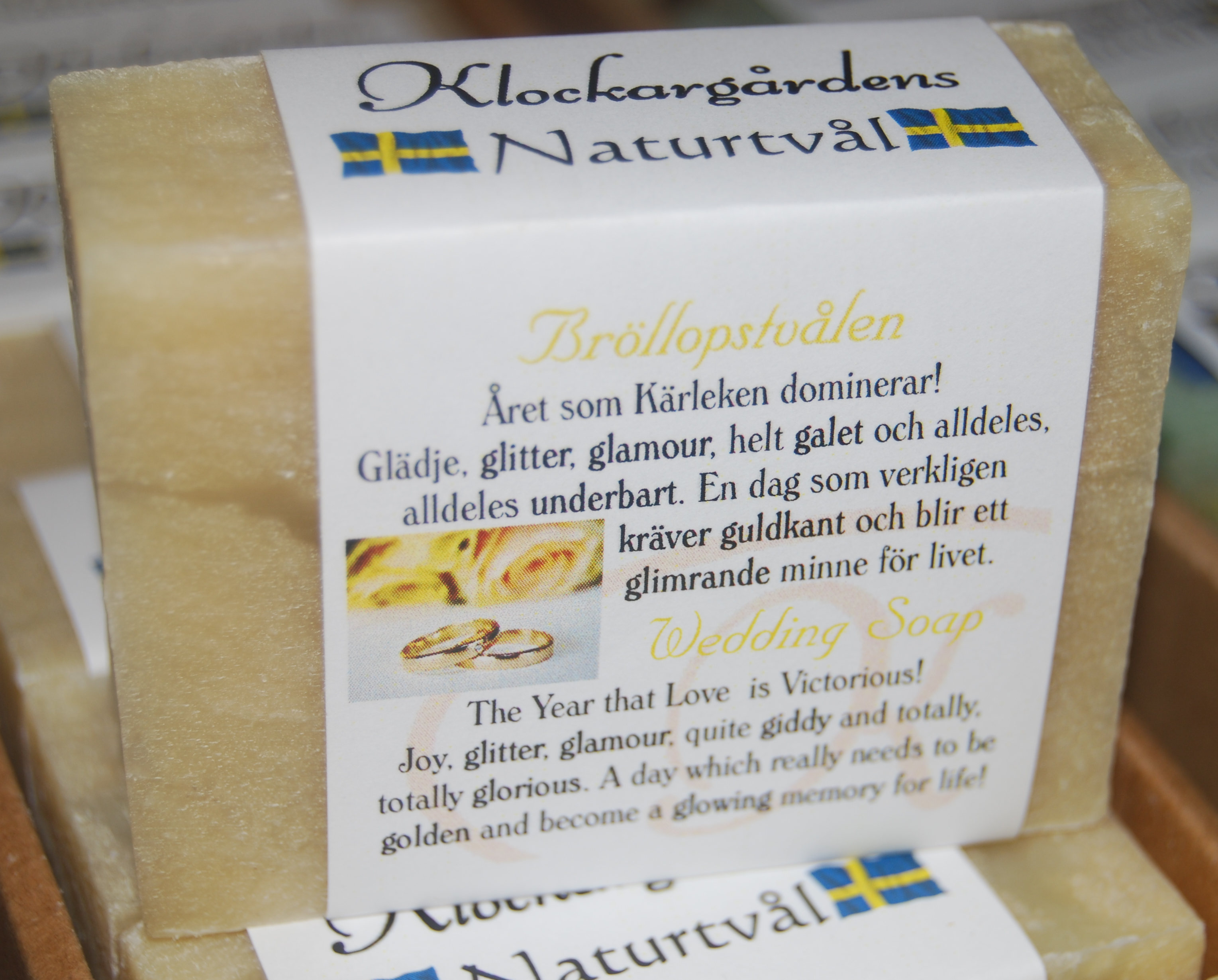 Klockargårdens Naturtvål - Bröllopstvålen - 3