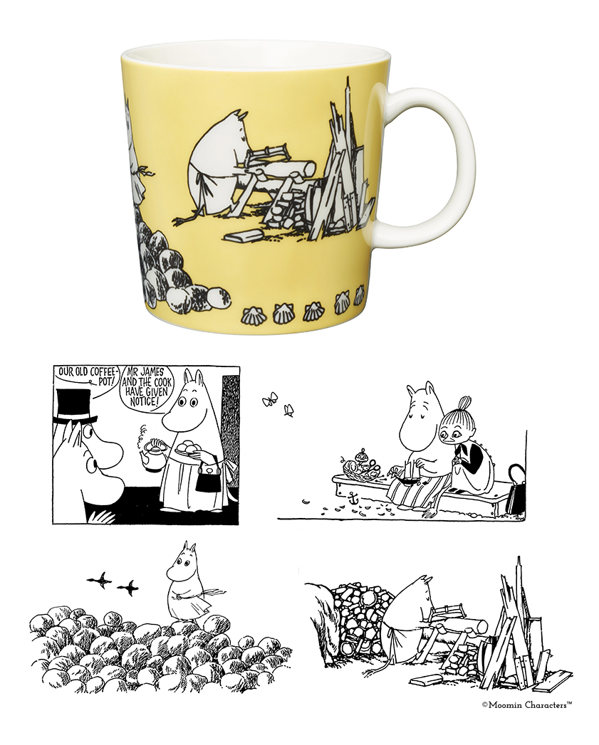 Arabia Moomin Mug - Yellow - 2