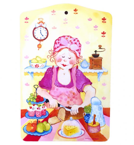 Birgitta Lindeblad Skärbräda - Fika tajm