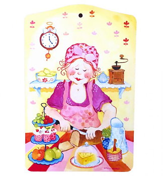 Birgitta Lindeblad Skärbräda - Fika tajm