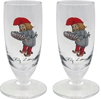 Rolf Lidberg Julservis - Snapsglas 2-Pack - Tomteflicka