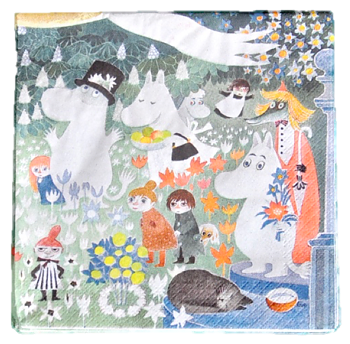Moomin  Napkins, Dangerous Journey