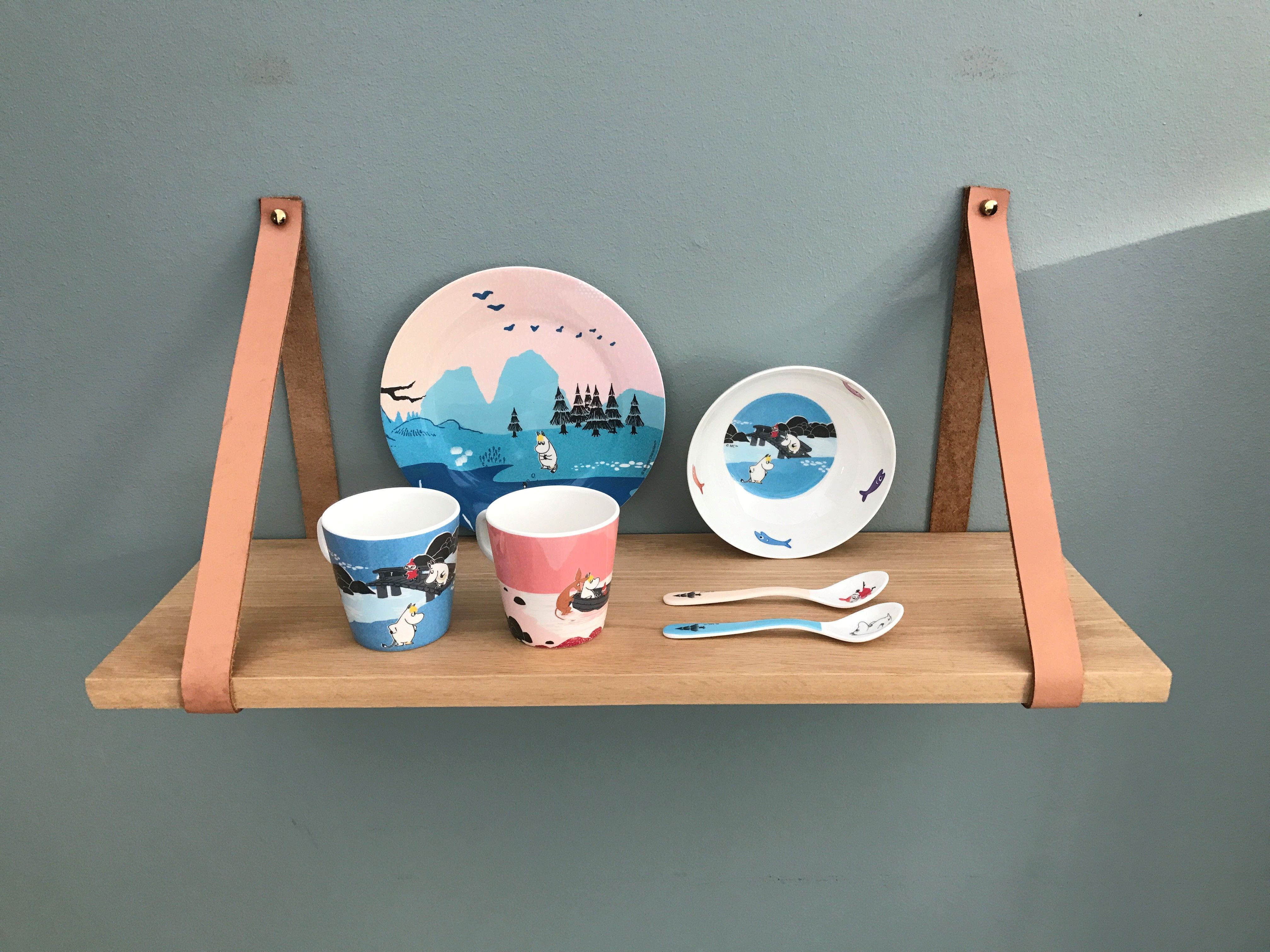 Moomin Plate, Forest & Lake (Pink) - 2