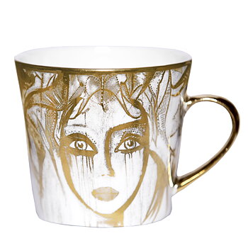 Carolina Gynning Mugg med öra - Slice of life Gold Edition
