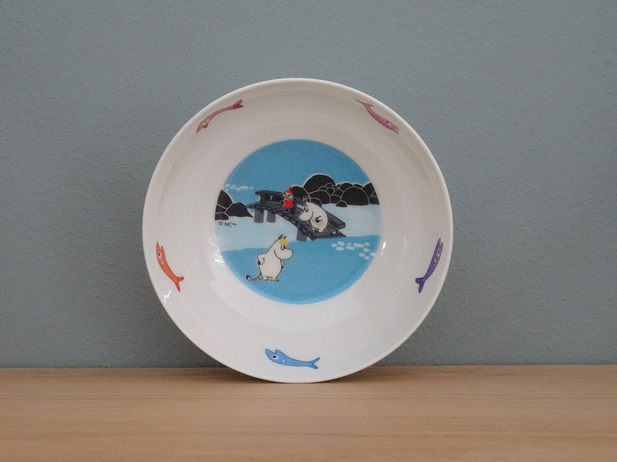 Moomin Bowl, Forest & Lake (Blue) - 2