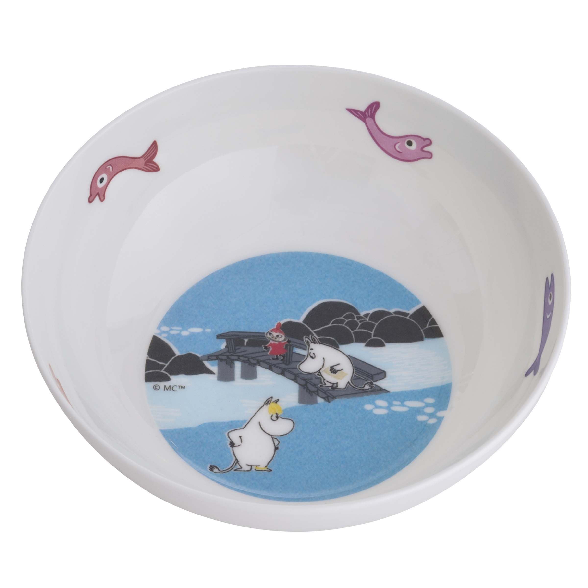 Moomin Bowl, Forest & Lake (Blue)