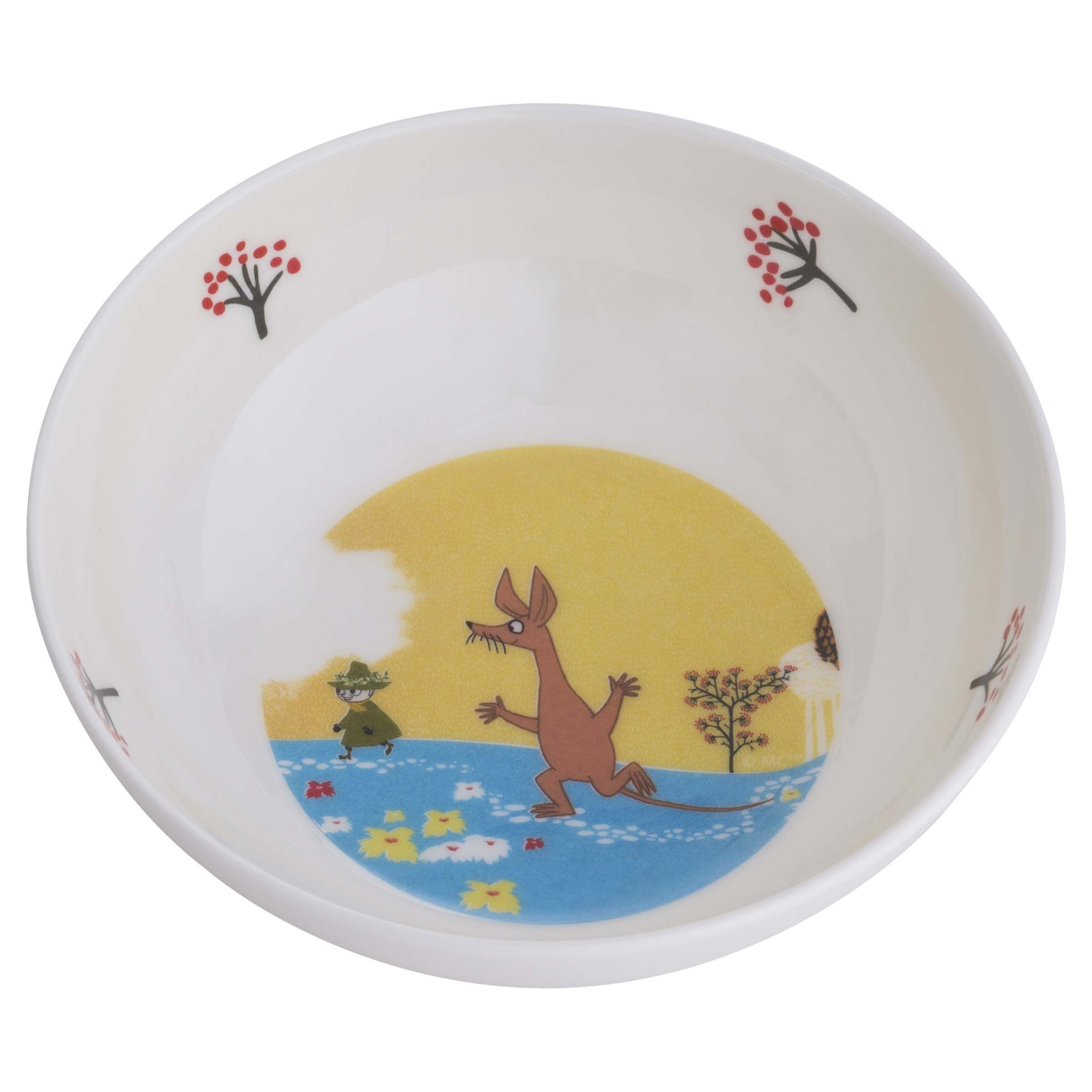 Moomin Bowl, Forest & Lake (Yellow)