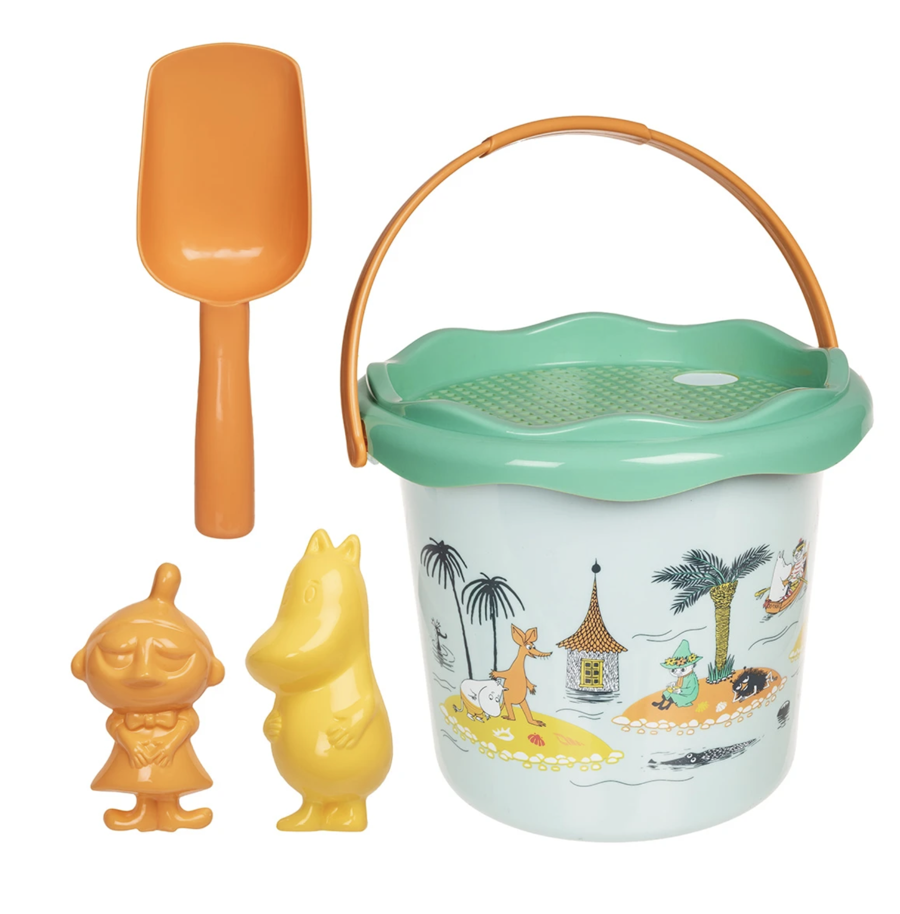 Moomin Sand Toys in bucket - Holiday