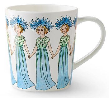 Elsa Beskow Mugg 40 cl - Blåklint