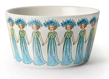 Elsa Beskow Skål 50 cl - Blåklint